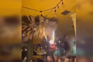 Παγκράτι: Βίντεο από τη στιγμή που ξέσπασε η φωτιά στο γνωστό μπαρ