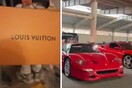 Louis Vuitton, Ferrari και Lamborghini: Ο «θησαυρός» που βρήκαν οι Σύροι στις οικίες του Άσαντ