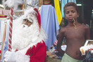 Ο Papai Noel (αϊ Βασίλης) σταμάτησε στο Ρίο