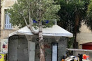 Κρήτη: Δέντρο ξεριζώθηκε και έπεσε σε περίπτερο