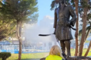 Καθαρίστηκε το άγαλμα του Αντώνη Κατσαντώνη στο Κορδελιό