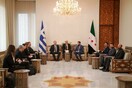 Συνάντηση Γεραπετρίτη - Αλ Σαράα: «Να διασφαλιστεί η ηρεμία και ευημερία στην περιοχή»