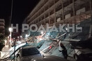 Ρόδος: Κατέρρευσε μεγάλη σκαλωσιά από ξενοδοχείο - Καταπλάκωσε 20 αυτοκίνητα