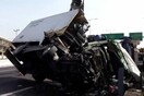 Τροχαίο στον Κηφισό: Σφοδρή σύγκρουση νταλίκας με δύο ΙΧ 