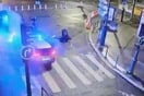 Παρίσι: Η στιγμή που 4 αυτοκίνητα πέφτουν το ένα πάνω στο άλλο, κατά τη διάρκεια καταδίωξης