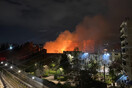 Μεγάλη φωτιά σε εγκαταλελειμμένο εργοστάσιο στα Πατήσια