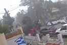 Ρόδος: Η στιγμή που ανεμοστρόβιλος ξεριζώνει δέντρο λόγω της σφοδρής κακοκαιρίας
