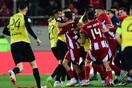 Ολυμπιακός - ΑΕΚ: Η στιγμή των σοβαρών επεισοδίων μετά τον αγώνα