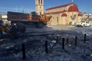Ηράκλειο: Καμμένοι κάδοι απορριμμάτων, παγκάκια, φωτεινός σηματοδότης και φωτιστικό, ο «απολογισμός» της Ανάστασης