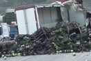 Πώς έγινε ατύχημα με την νταλίκα στον Σκαραμαγκά: Η εξήγηση που δίνει ο οδηγός