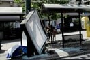 Τροχαίο στο Χαλάνδρι: Αυτοκίνητο έπεσε σε στάση λεωφορείου - Τρεις τραυματίες