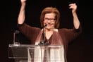Κατερίνα Γιουλάκη: «Περάστε και ανεβείτε στο Ρετιρέ» - Το σκίτσο του Γιώργου Γαλίτη για την ηθοποιό