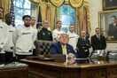 Η απόλυτη στιγμή αμηχανίας: Ο Τραμπ ρωτάει τους παίκτες της Γιουβέντους για τρανς αθλητές