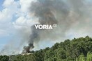 Θεσσαλονίκη: Φωτιά πίσω από το νοσοκομείο «Παπαγεωργίου» – Μαίνεται κοντά σε σπίτια