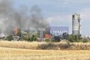 Φωτιά τώρα σε εργοστάσιο ξυλείας στις Σέρρες