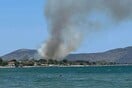 Φωτιά στον Μαραθώνα - Μήνυμα του 112 για απομάκρυνση κατοίκων από τον οικισμό Ριζάρι