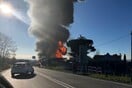 Ρώμη: Τεράστια έκρηξη σε βενζινάδικο - Αρκετοί οι τραυματίες