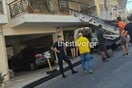 Γερανός έπεσε σε μπαλκόνι διαμερίσματος μετά το Περιστέρι και στη Θεσσαλονίκη