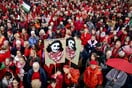 Κόκκινη λαοθάλασσα στους δρόμους του Άμστερνταμ: 250.000 πολίτες ζητούν να σταματήσει ο πόλεμος στη Γάζα