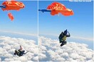 Αλεξιπτωτιστής μπλέχτηκε στο φτερό αεροπλάνου την ώρα του άλματος
