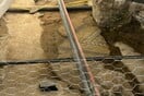 Εικόνες από το αρχαίο ψηφιδωτό που ανακαλύφθηκε στην Ευριπίδου