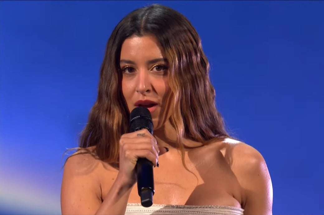 Eurovision 2025: Η Μαρίνα Σάττι μάγεψε τη Βασιλεία ερμηνεύοντας Σελίν Ντιόν