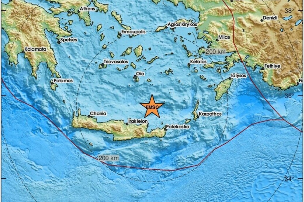 Σεισμός 6,1 Ρίχτερ στην Κρήτη