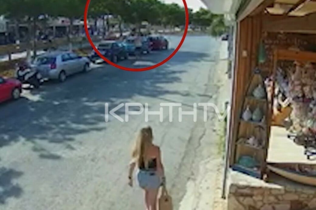 Κρήτη: Βίντεο από τη στιγμή της θανατηφόρας παράσυρσης πεζού από βαν στη Χερσόνησο