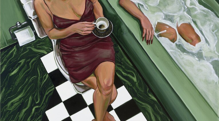 Στέλλα Καπεζάνου: Emerald Paintings