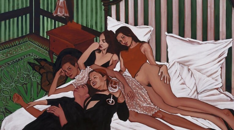 Στέλλα Καπεζάνου: Emerald Paintings