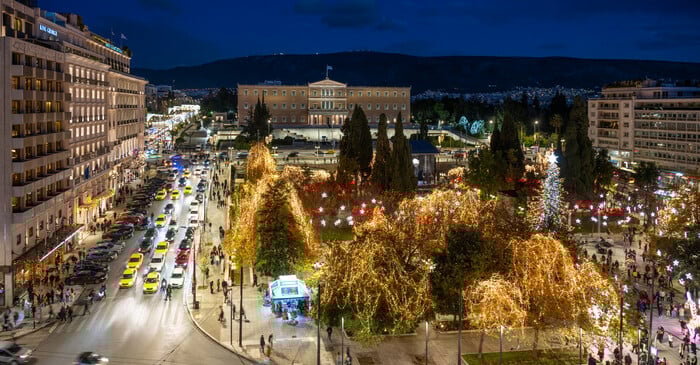 Γιορτινή έξοδος στο κέντρο