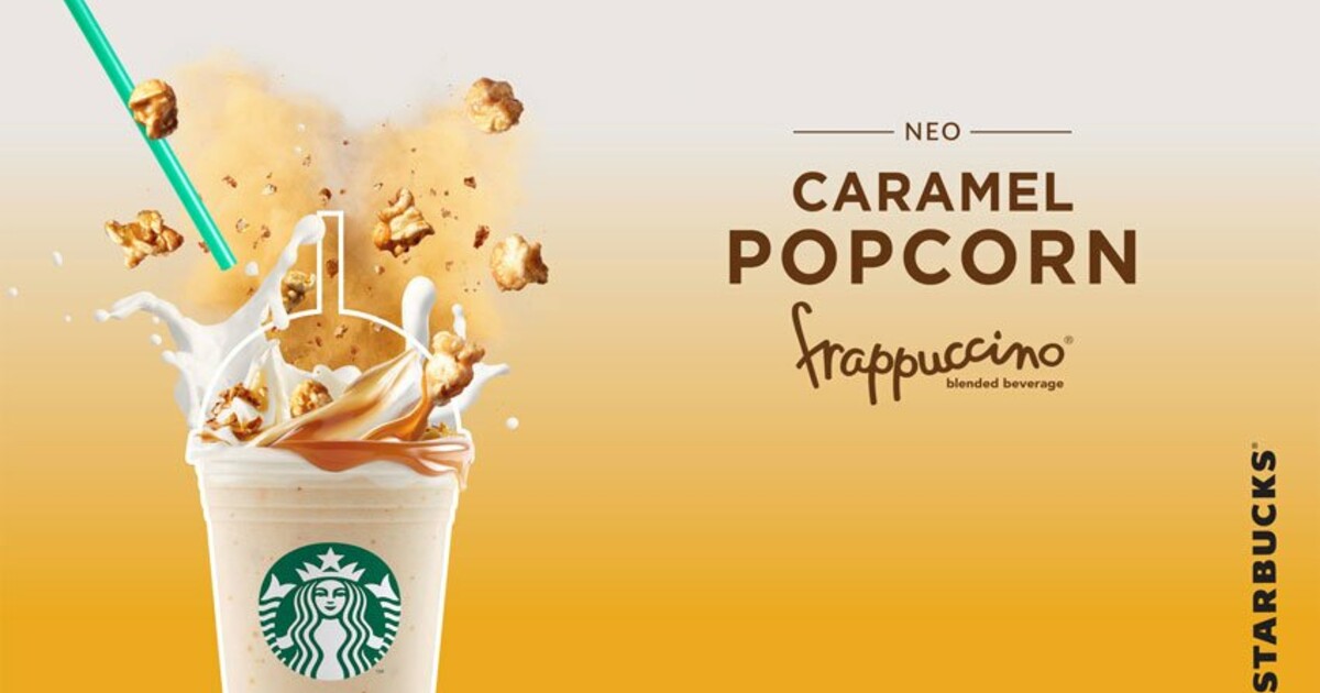 Ανακάλυψε τη γεύση του καλοκαιριού Νέο Caramel Popcorn Frappuccino