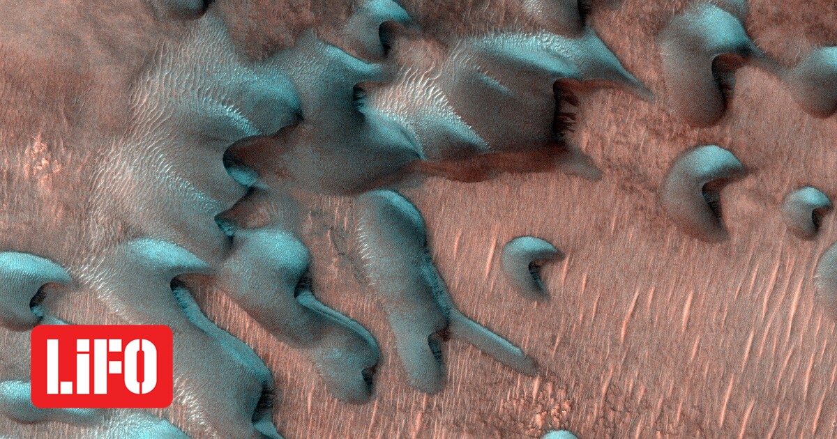 NASA has photographed the eerie beauty of winter on Mars