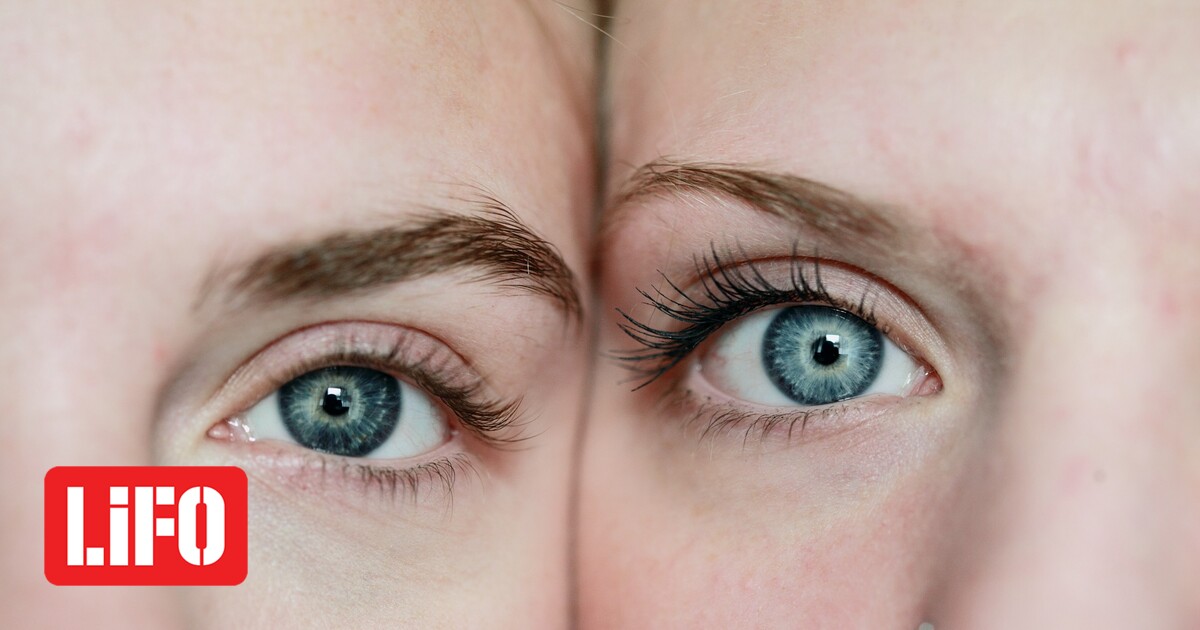 An optical illusion that makes others think you have blue eyes