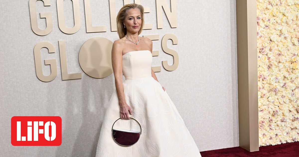 Golden Globes: Gillian Anderson's dress had an embroidered vulva