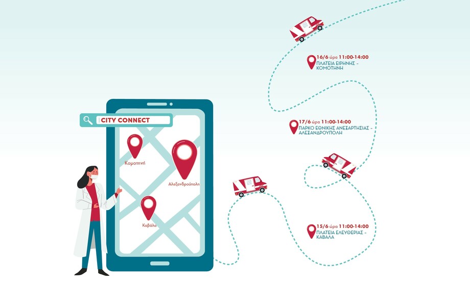 «City Connect» για την έγκαιρη διάγνωση της ηπατiτιδας σε 3 πoλεις της Βoρειας Ελλάδας
