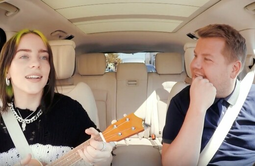 Η Billie Eilish στο Carpool Karaoke του James Corden