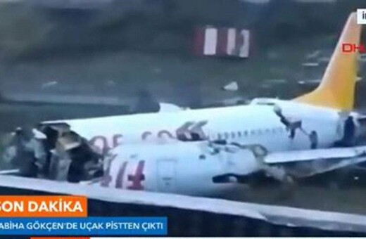 Κωνσταντινούπολη: Αεροπλάνο βγήκε από τον διάδρομο προσγείωσης, κόπηκε στα δύο
