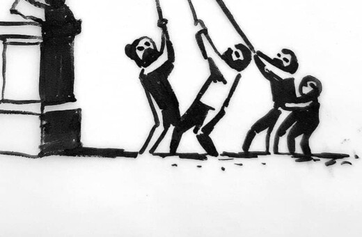 Banksy: Τι θα κάνουμε με το άδειο βάθρο του δουλεμπόρου Κόλστον; «Ορίστε μια ιδέα»