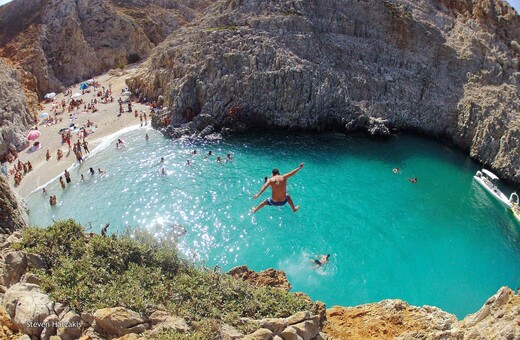 Η παραλία Σεϊτάν Λιμάνια της Κρήτης είναι από τις πιο φωτογραφημένες στο Instagram