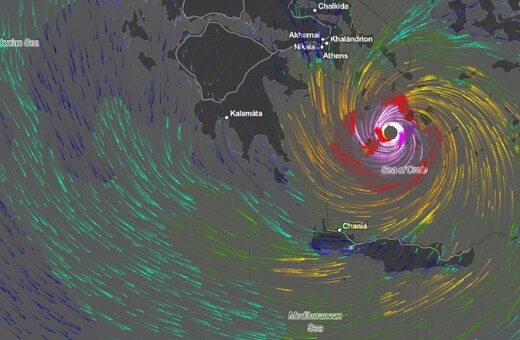 Ακραία κακοκαιρία και στην Αττική - Τι προβλέπει για τον κυκλώνα το Εθνικό Αστεροσκοπείο