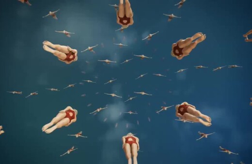 Συγχρονισμένη κατάδυση: Ένα υπέροχο animation του Πάρη Μαυροείδη