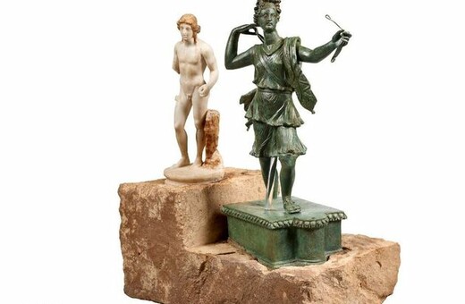 Οι θεοί της Απτέρας: Δυο μοναδικά γλυπτά αποκαλύφθηκαν - Η Άρτεμις και ο Απόλλων