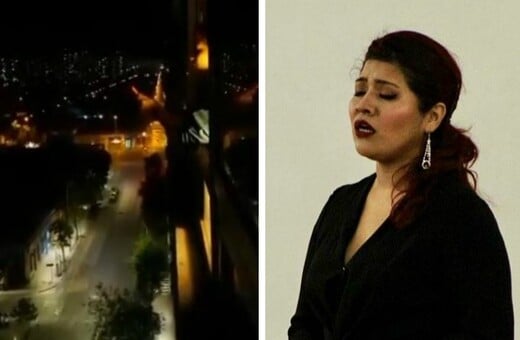 Χιλή: Η στιγμή που 30χρονη σοπράνο τραγουδά και σπάει τη σιωπή της νύχτας ενάντια στην απαγόρευση κυκλοφορίας