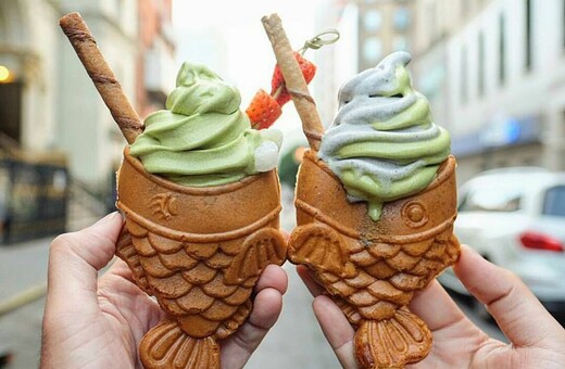 Αυτό είναι το taiyaki, το χωνάκι παγωτού σε σχήμα ψαριού που (φυσικά) λατρεύει το Instagram