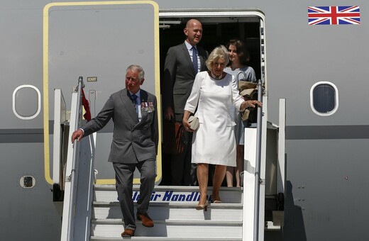 Ο πρίγκιπας Κάρολος με την Καμίλα έφτασαν στην Αθήνα