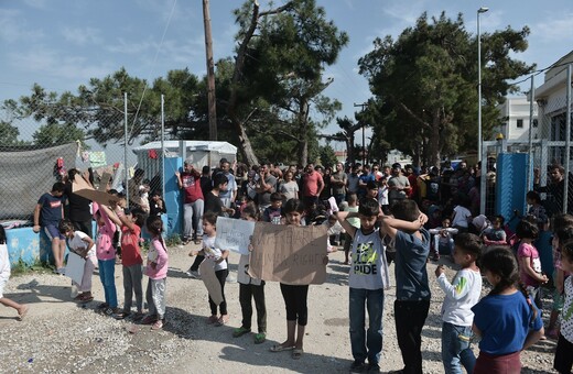 Νέα συγκέντρωση διαμαρτυρίας προσφύγων στα Διαβατά για τις συνθήκες διαβίωσης