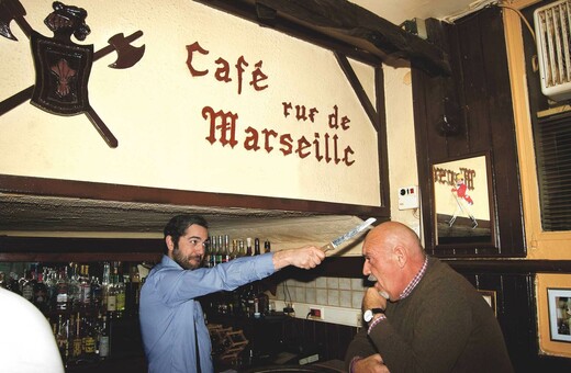 Με τον Φαμπρίτσιο Μπουλιάνι στο Rue de Marseille
