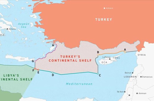 Συμφωνία Τουρκίας - Λιβύης: Ο επίμαχος χάρτης - Στον ΟΗΕ οι συντεταγμένες