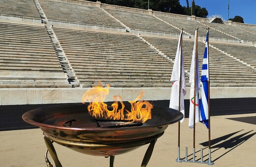 Στο Καλλιμάρμαρο η Ολυμπιακή Φλόγα - Χωρίς κοινό η Τελετή Παράδοσης την Πέμπτη